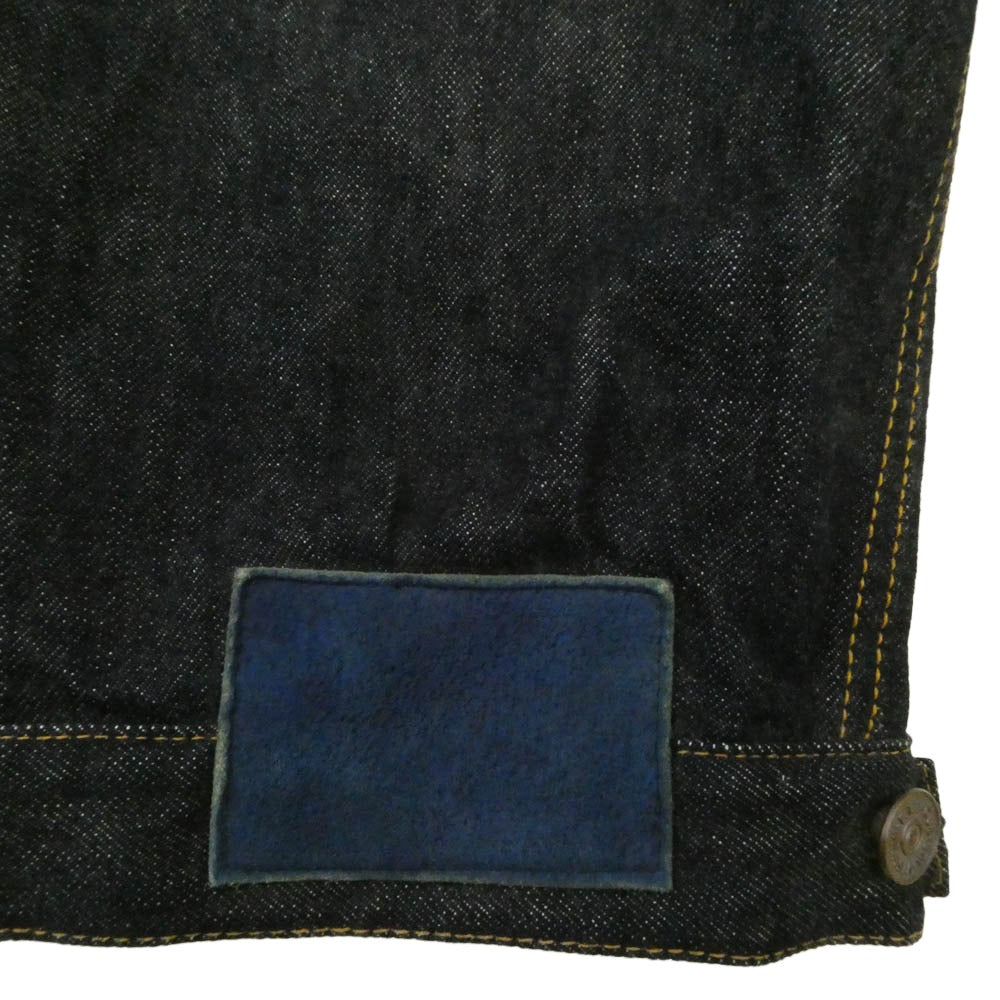 VISVIM ビズビム 25SS 0125105006002 SS 101X JKT RAW MUD OD 13oz 天然染色加工 デニム ジャケット インディゴブルー系 3【美品】【中古】