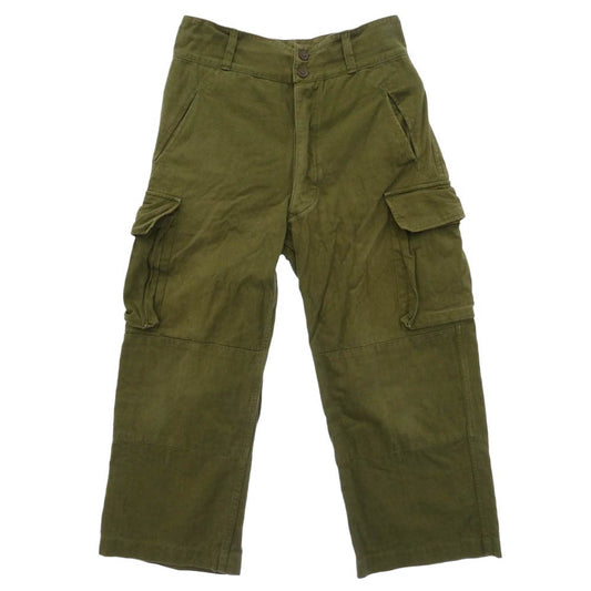 HOUSTON ヒューストン 復刻 1985 FRENCH MILITARY M-47 PANTS フランス軍 M47 パンツ カーキ系 24【中古】