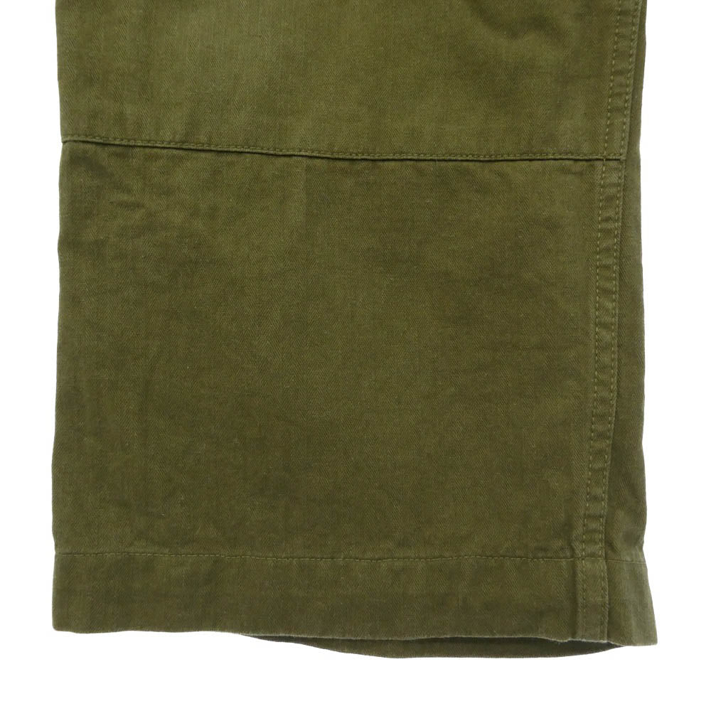 HOUSTON ヒューストン 復刻 1985 FRENCH MILITARY M-47 PANTS フランス軍 M47 パンツ カーキ系 24【中古】
