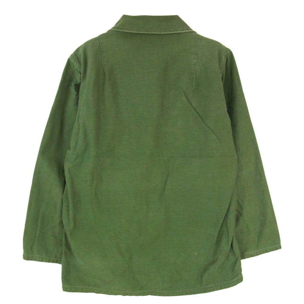 ヴィンテージ DSA-1-4848-65-C 60s U.S.ARMY 米軍 ファティーグ シャツ カーキ系 サイズ表記無【中古】