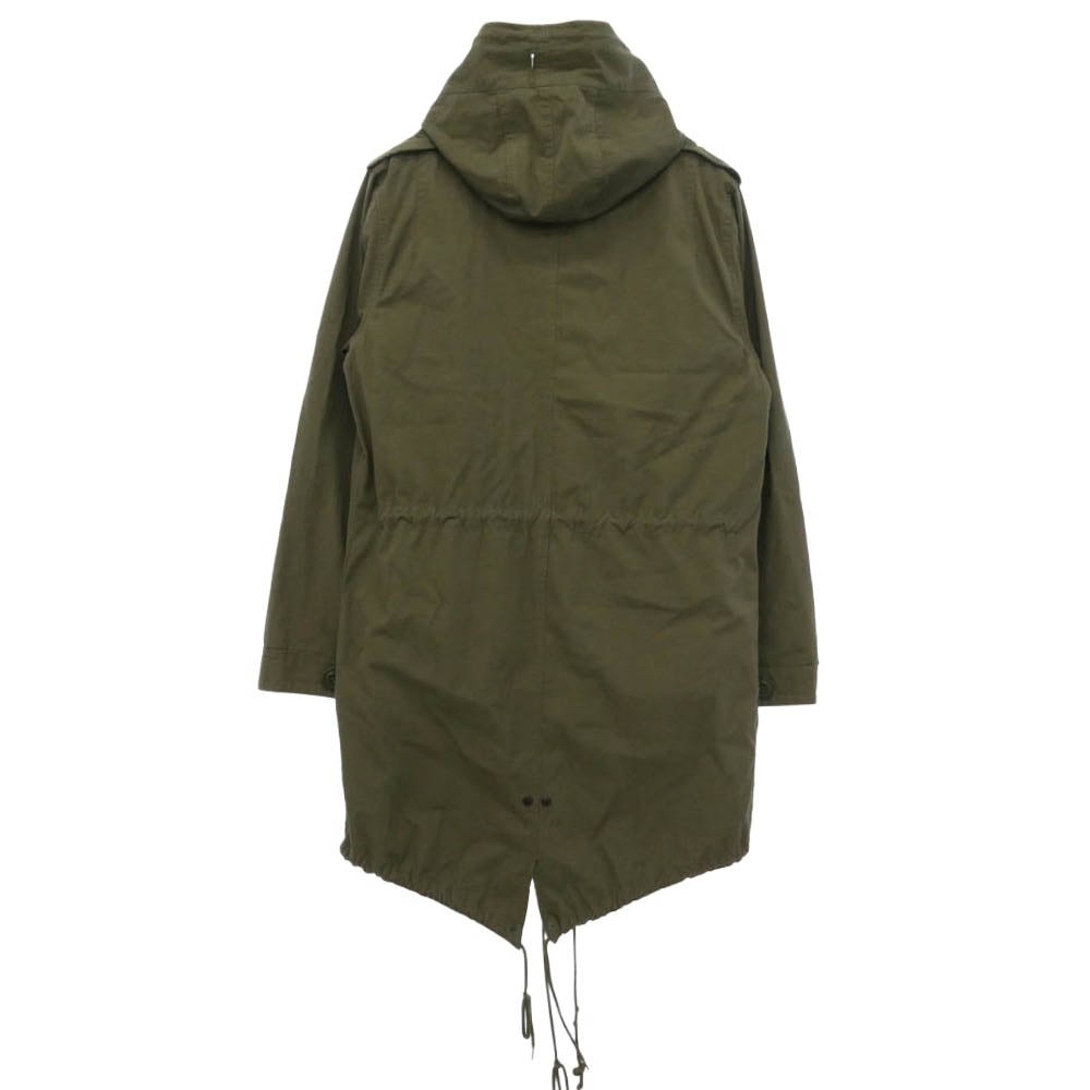 HOUSTON ヒューストン 23WP17 M-51 M51 PARKA パーカ ライナー付き モッズコート ミリタリー フィッシュテール コート カーキ系 L【中古】