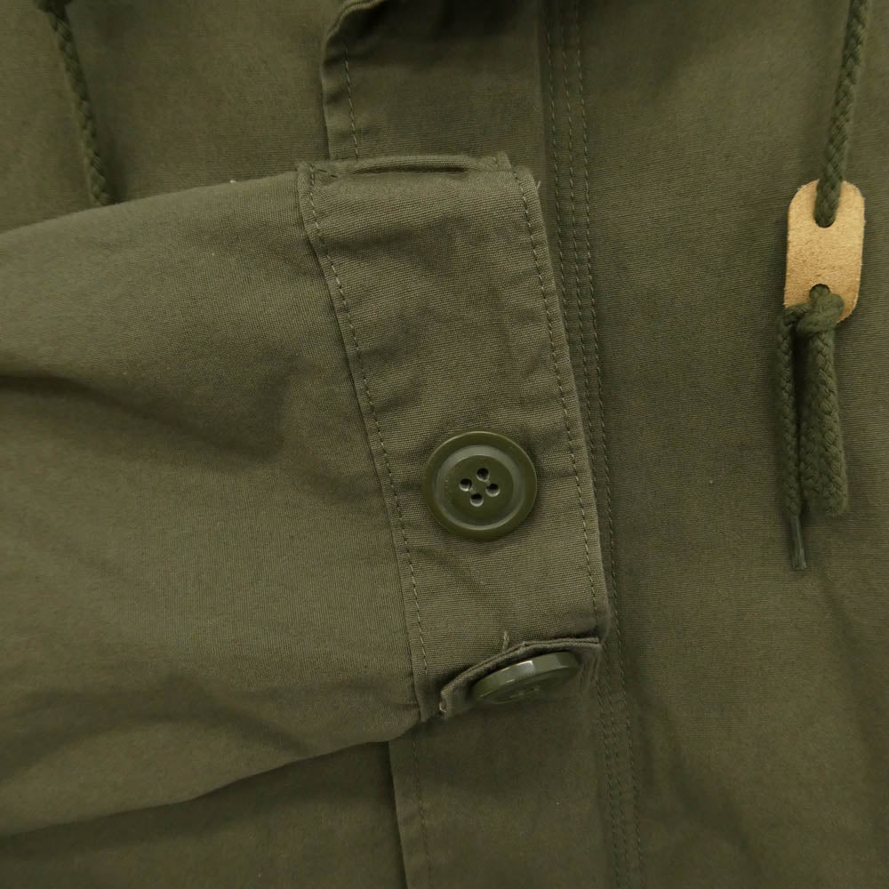 HOUSTON ヒューストン 23WP17 M-51 M51 PARKA パーカ ライナー付き モッズコート ミリタリー フィッシュテール コート カーキ系 L【中古】
