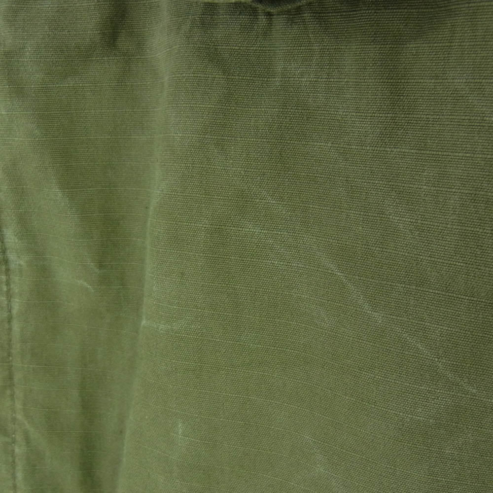 ヴィンテージ DSA-100-70-C-0155 70s U.S.ARMY 米軍 Jungle Fatigue Jacket ジャングルファティーグ ジャケット カーキ系 S【中古】