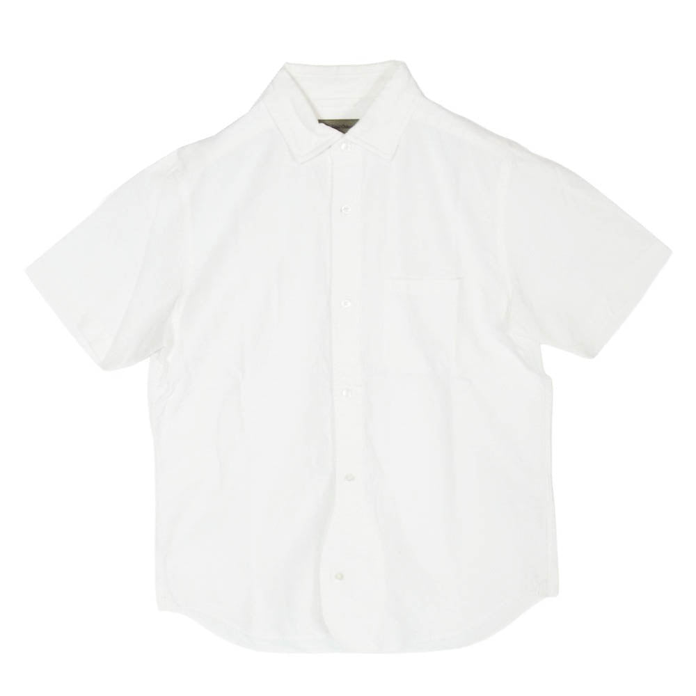 Nigel Cabourn ナイジェルケーボン 8090011202 BRITISH OFFICERS SH S/S ブリティッシュ オフィサーズ 半袖 シャツ ホワイト系 48【中古】