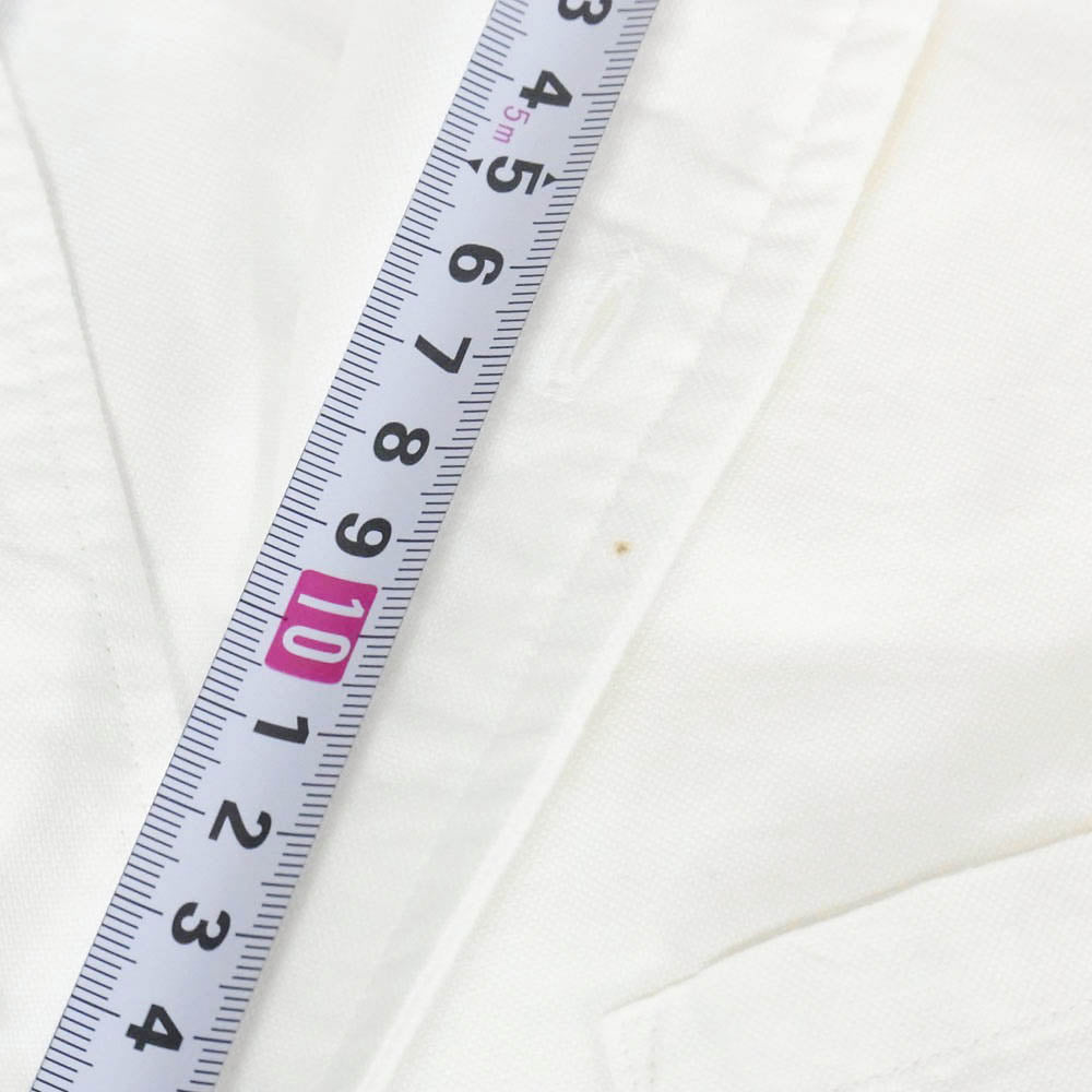 Nigel Cabourn ナイジェルケーボン 8090011202 BRITISH OFFICERS SH S/S ブリティッシュ オフィサーズ 半袖 シャツ ホワイト系 48【中古】