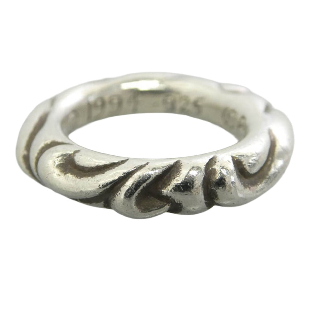 CHROME HEARTS クロムハーツ（原本無） SCRL BND スクロールバンドリング シルバー系 約6号【中古】