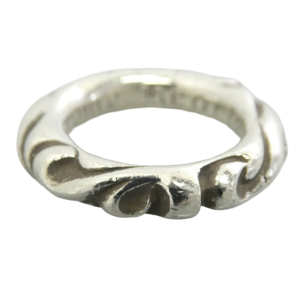 CHROME HEARTS クロムハーツ（原本無） SCRL BND スクロールバンドリング シルバー系 約6号【中古】