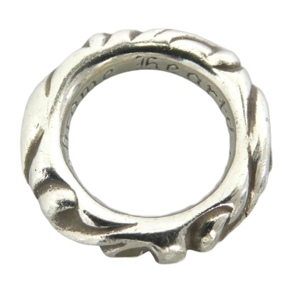 CHROME HEARTS クロムハーツ（原本無） SCRL BND スクロールバンドリング シルバー系 約6号【中古】
