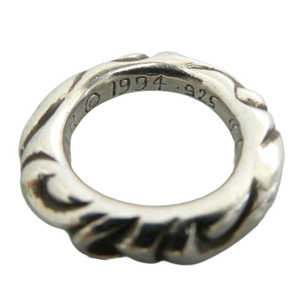 CHROME HEARTS クロムハーツ（原本無） SCRL BND スクロールバンドリング シルバー系 約6号【中古】