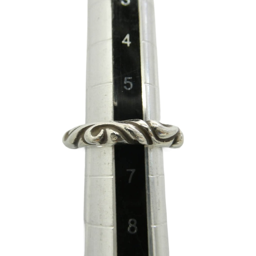 CHROME HEARTS クロムハーツ（原本無） SCRL BND スクロールバンドリング シルバー系 約6号【中古】