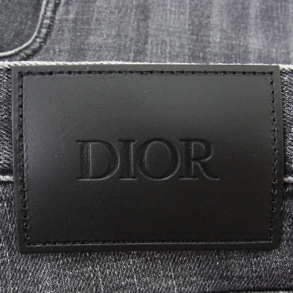 Dior ディオール 193DS10K218X イタリア製 スリムフィット ボタンフライ 5ポケット ジーンズ デニムパンツ ブラック系 34【中古】
