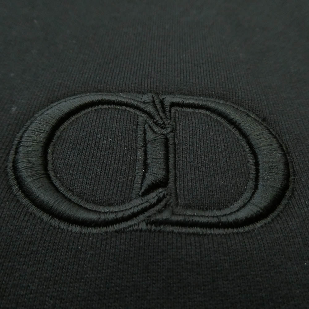 Dior ディオール 113J698A0531 イタリア製 CD Icon フード スウェットシャツ パーカー フーディー ブラック系 XL【中古】