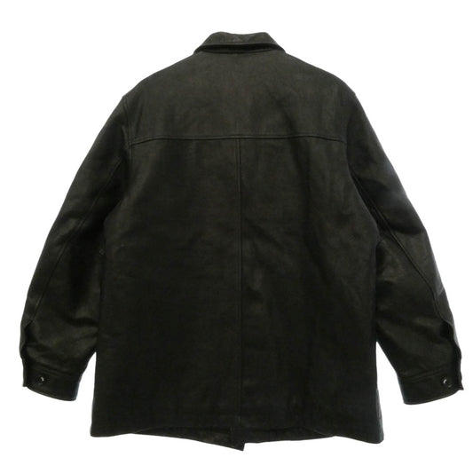 SEQUEL シークエル CAR COAT レザー カーコート ジャケット ブラック系 XL【中古】