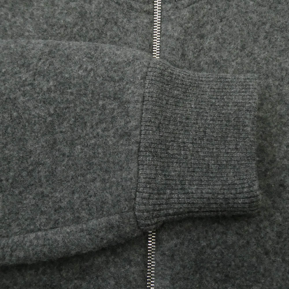 THOM BROWNE トムブラウン MJT526A-J0100-015 イタリア製 Giacca Zip In Lana ウール フリース ファネルネック ジップアップ ジャケット グレー系 3【美品】【中古】