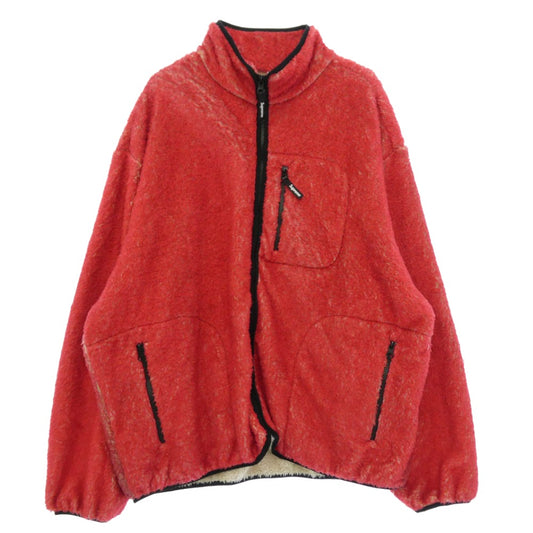 Supreme シュプリーム 24AW Kate Moss ケイト・モス Fleece Jacket フリースジャケット レッド系 XL【中古】