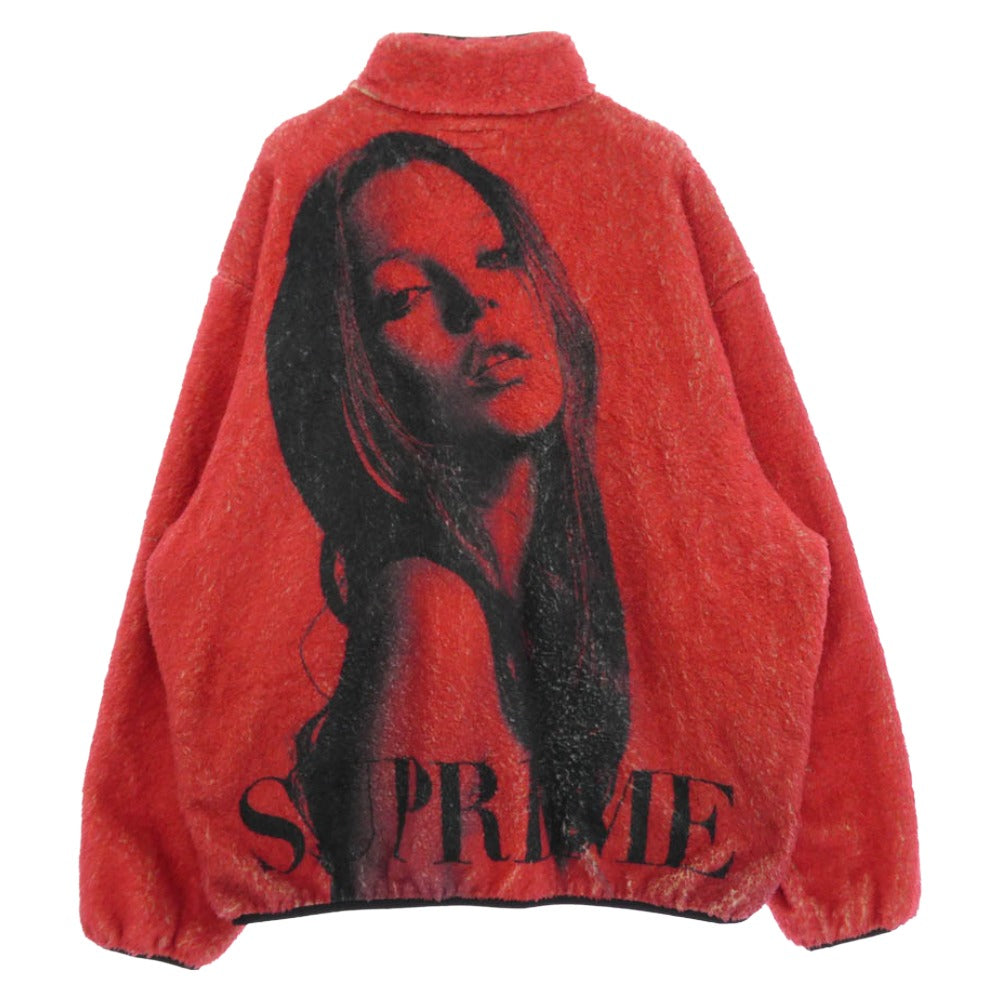 Supreme シュプリーム 24AW Kate Moss ケイト・モス Fleece Jacket フリースジャケット レッド系 XL【中古】