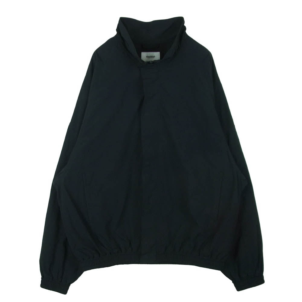 doublet ダブレット 23AW 23AW08BL171 EMBROIDERY TRACK JACKET エンブロイダリー バック刺繍 ナイロン トラック ジャケット ダークネイビー系 XL【中古】