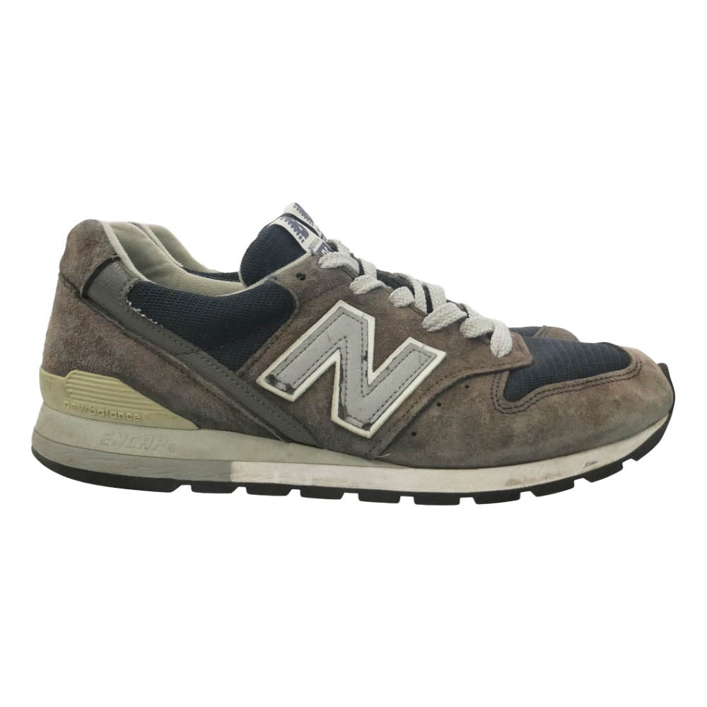 NEW BALANCE ニューバランス M996NAV スエード メッシュ ローカット スニーカー マルチカラー系 27.5cm【中古】