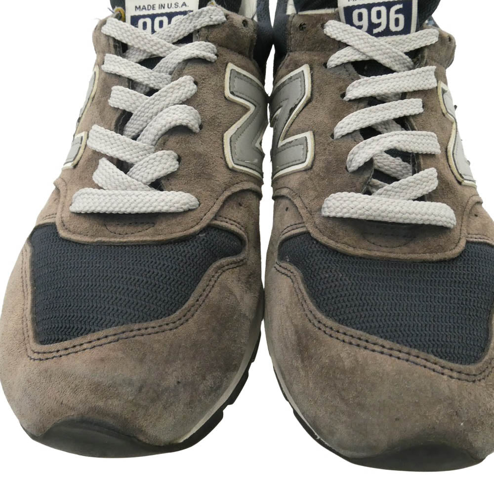 NEW BALANCE ニューバランス M996NAV スエード メッシュ ローカット スニーカー マルチカラー系 27.5cm【中古】