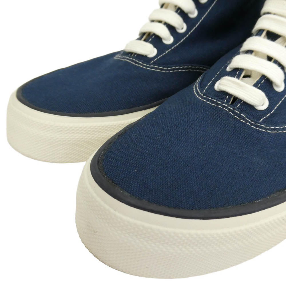 ANATOMICA アナトミカ WAKOUWA ワクワ 618-Hi ハイカット キャンバス スニーカー ネイビー ネイビー系 25.5cm【中古】