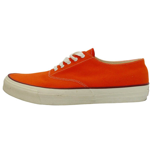 ANATOMICA アナトミカ WAKOUWA ワクワ 618-LO ローカット キャンバス スニーカー オレンジ オレンジ系 オフホワイト系 25.5cm【中古】