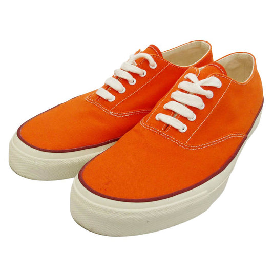ANATOMICA アナトミカ WAKOUWA ワクワ 618-LO ローカット キャンバス スニーカー オレンジ オレンジ系 オフホワイト系 25.5cm【中古】