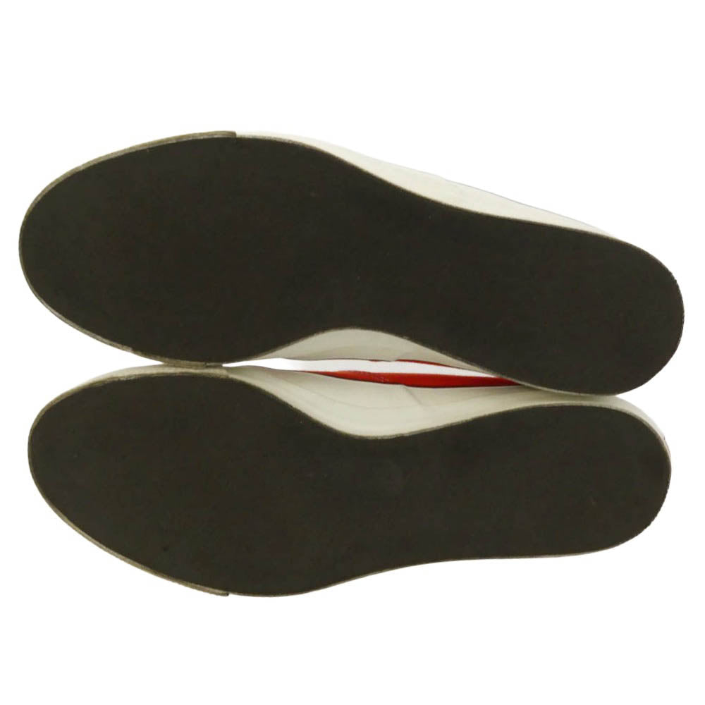 ANATOMICA アナトミカ WAKOUWA ワクワ 618-LO ローカット キャンバス スニーカー オレンジ オレンジ系 オフホワイト系 25.5cm【中古】
