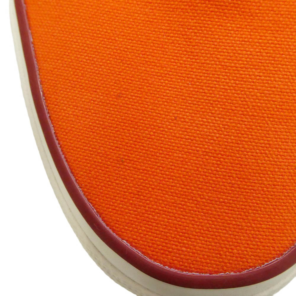 ANATOMICA アナトミカ WAKOUWA ワクワ 618-LO ローカット キャンバス スニーカー オレンジ オレンジ系 オフホワイト系 25.5cm【中古】