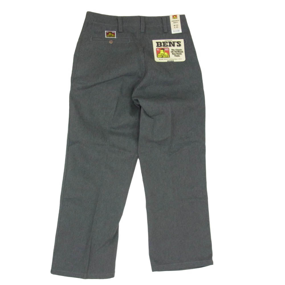 BEN DAVIS ベンデイビス Original Ben's Pants ベンズパンツ オリジナルカット 50/50 ワーク パンツ グレー系 32【新古品】【未使用】【中古】