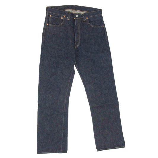 Denime ドゥニーム 220XX-47 1947 MODEL 47モデル デニム パンツ ジーンズ 茶綿混セルヴィッチ インディゴブルー系 32【美品】【中古】