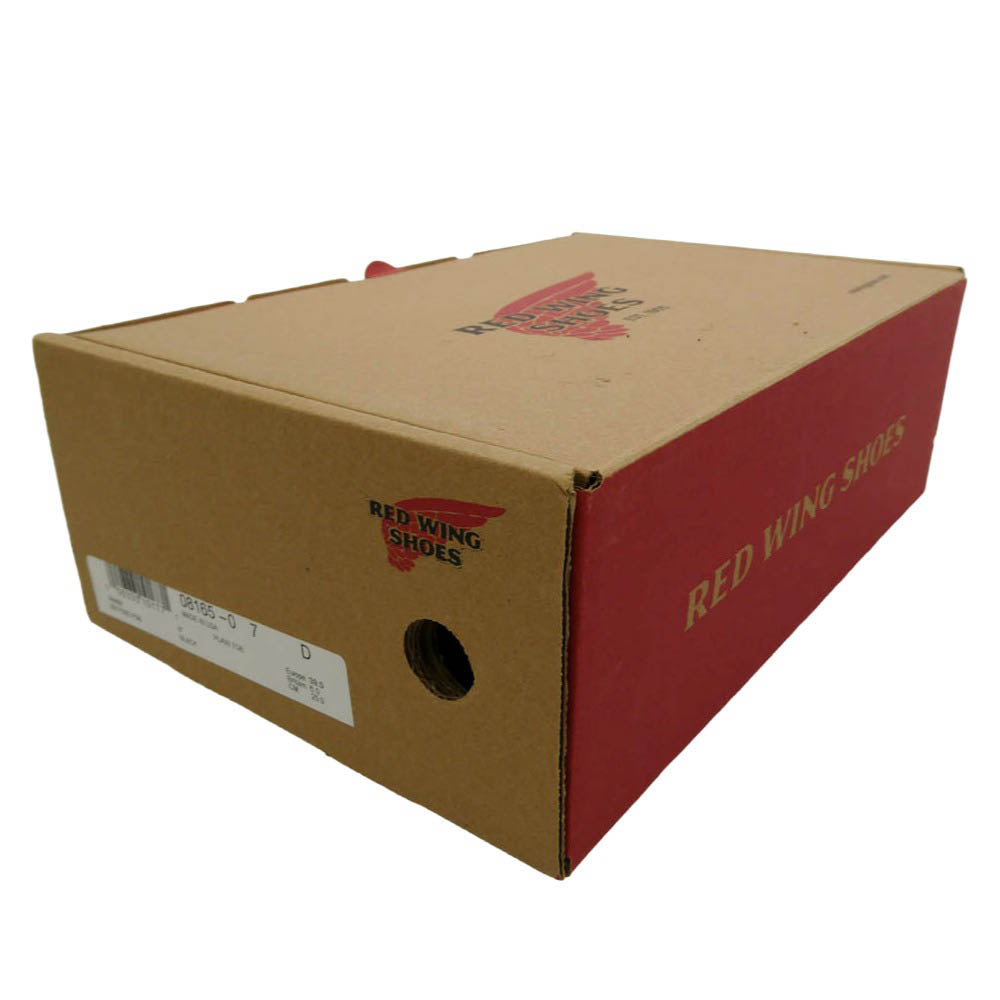 RED WING レッドウィング 8165 6-inch Classic Round 6インチ クラシックラウンド プレーントゥ ブーツ ブラック系 US7D【新古品】【未使用】【中古】