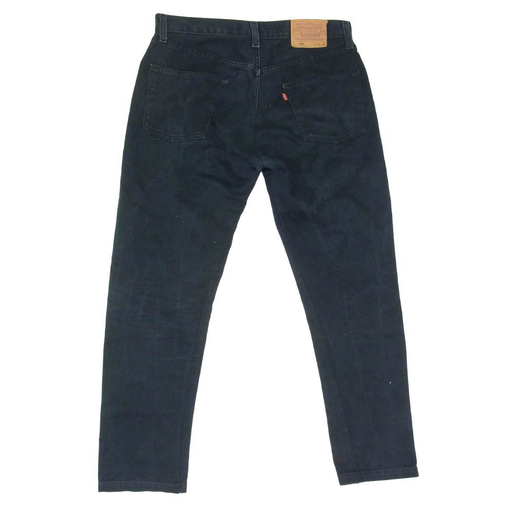 Levi's リーバイス 90s フランス製 ユーロ 501 後染め ボタン フライ ブラック デニム パンツ ボタン裏 刻印 275 ブラック系 34【中古】