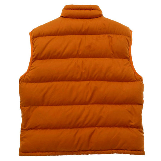 patagonia パタゴニア 02AW 84630 down vest ダウン ベスト オレンジ系 L【中古】