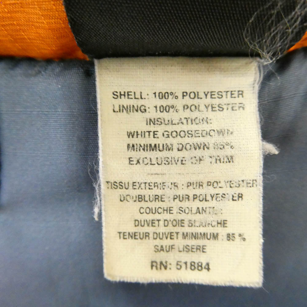 patagonia パタゴニア 02AW 84630 down vest ダウン ベスト オレンジ系 L【中古】