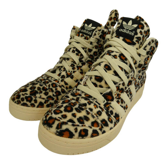 adidas アディダス V24536 × JEREMY SCOTT ジェレミー スコット Leopard Tale レオパード柄 ハイカットスニーカー マルチカラー系 28cm【新古品】【未使用】【中古】