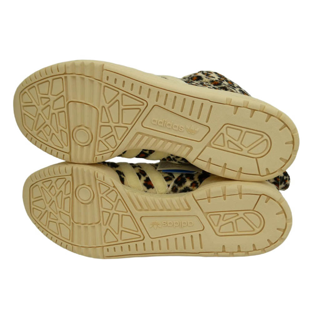 adidas アディダス V24536 × JEREMY SCOTT ジェレミー スコット Leopard Tale レオパード柄 ハイカットスニーカー マルチカラー系 28cm【新古品】【未使用】【中古】