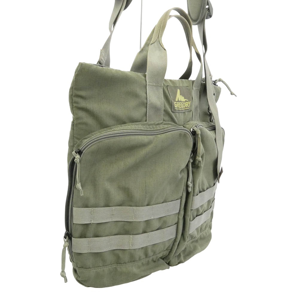 GREGORY グレゴリー SPEAR スピアー フライトバッグ ヘルメット バッグ グリーン系【中古】