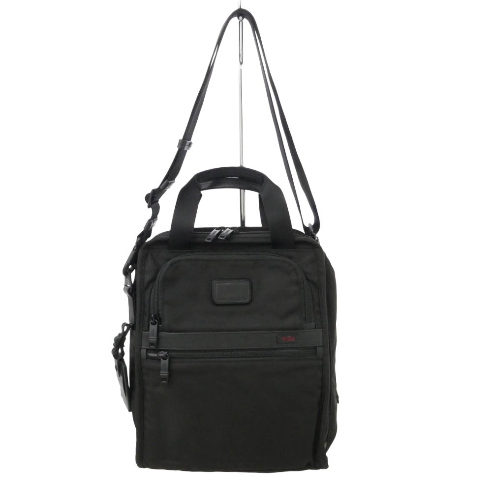 TUMI トゥミ 22117D2 ALPHA 2 Medium Travel Tote 2WAY ショルダー バッグ ブラック系【中古】