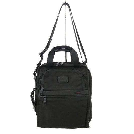 TUMI トゥミ 22117D2 ALPHA 2 Medium Travel Tote 2WAY ショルダー バッグ ブラック系【中古】