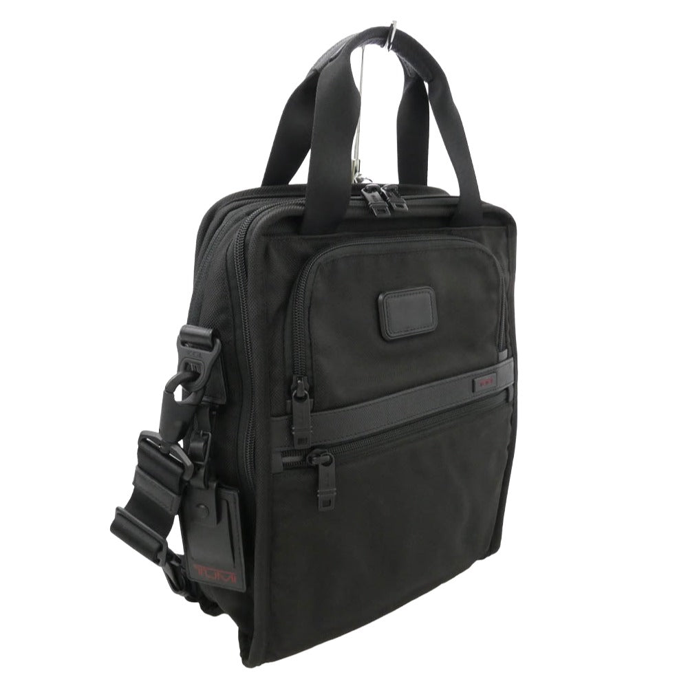 TUMI トゥミ 22117D2 ALPHA 2 Medium Travel Tote 2WAY ショルダー バッグ ブラック系【中古】