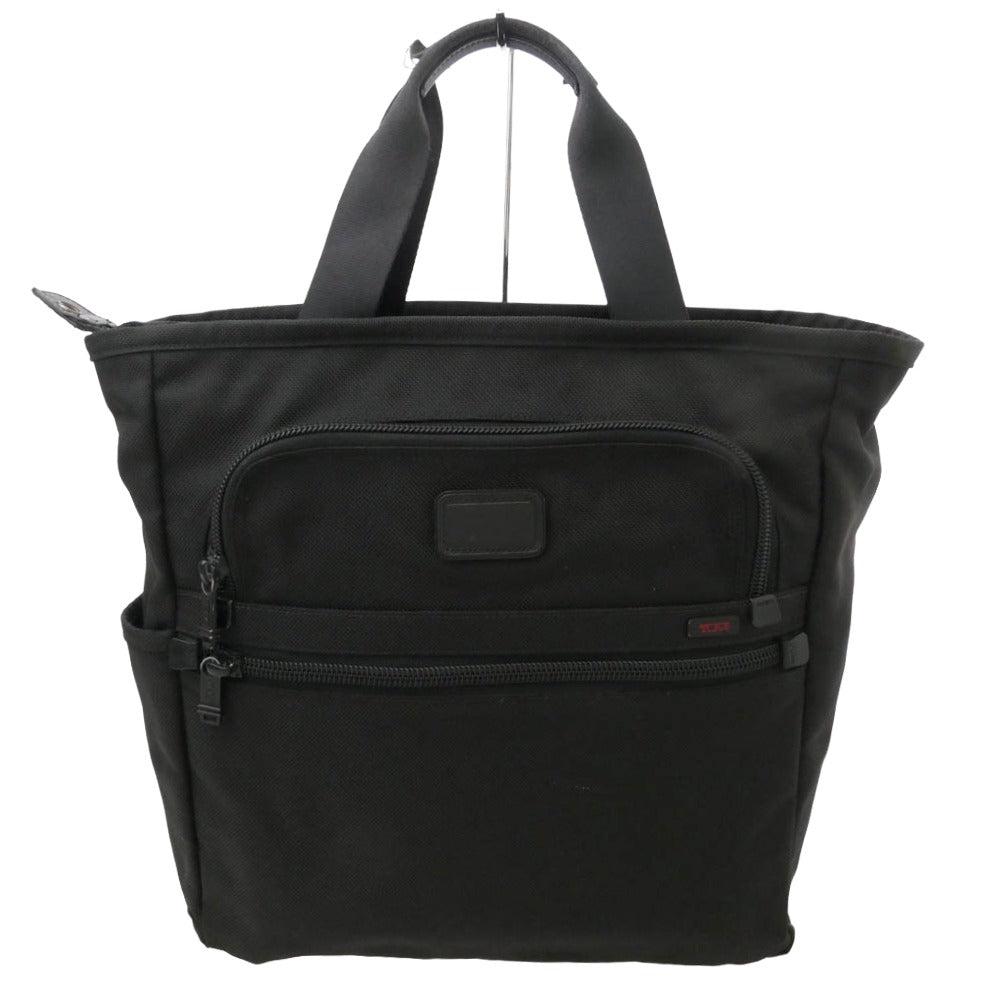 TUMI トゥミ 26198DH ALPHA Tall Tote トート バッグ ブラック系【中古】