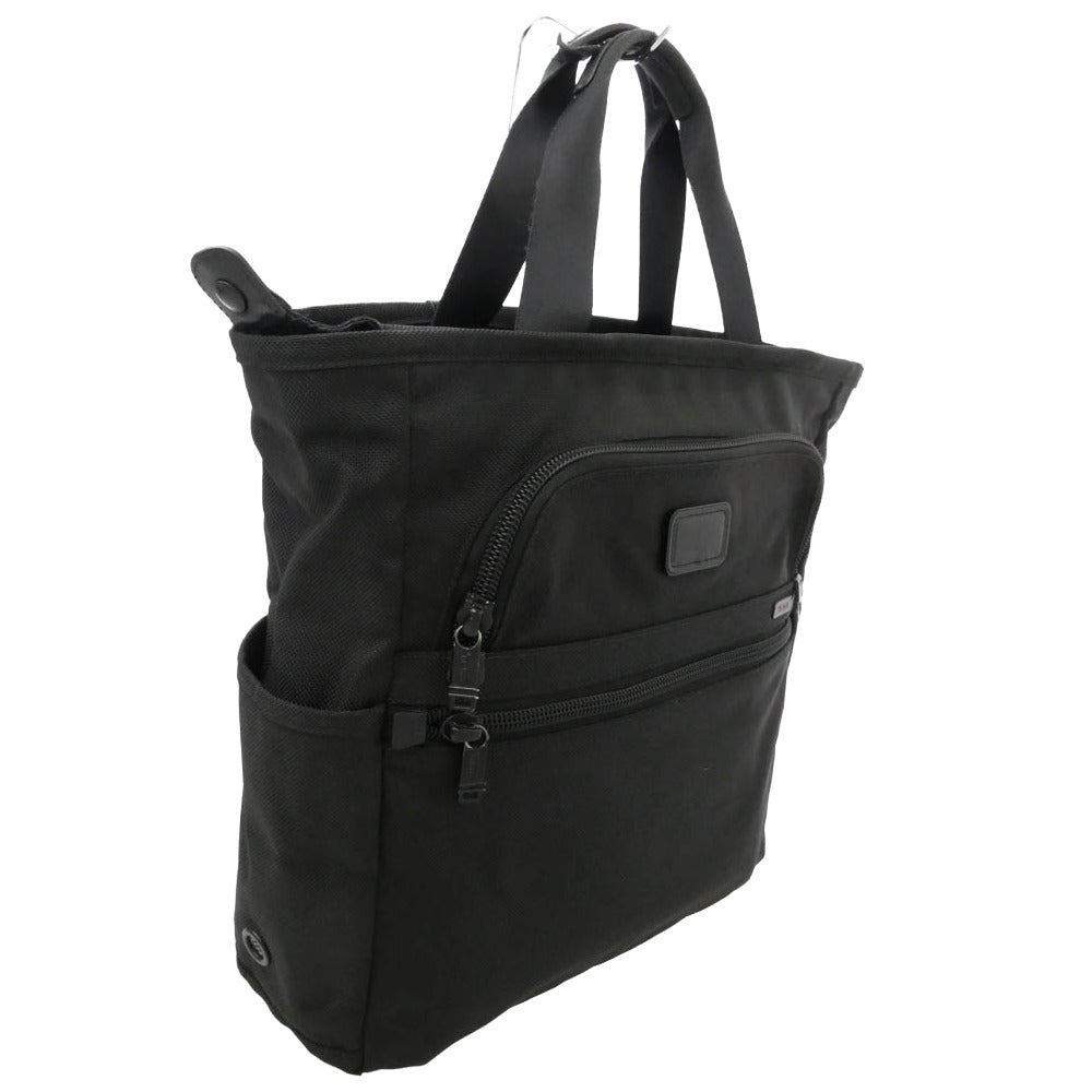 TUMI トゥミ 26198DH ALPHA Tall Tote トート バッグ ブラック系【中古】