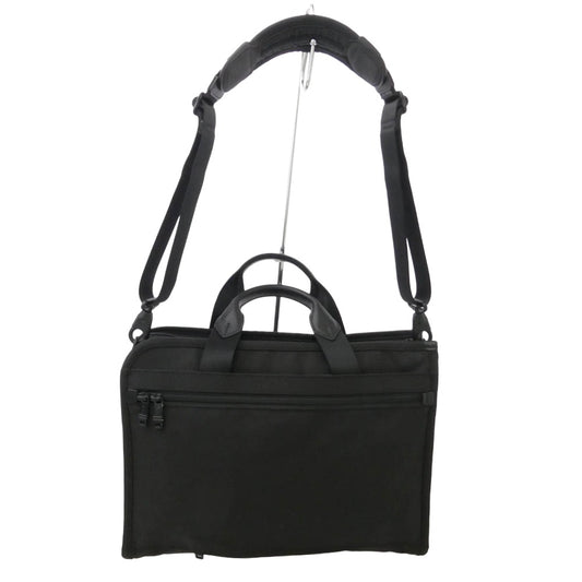 TUMI トゥミ 26110DH ALPHA Slim Deluxe Portfolio 2WAY ショルダーストラップ付き ブリーフケース ビジネス バッグ ブラック系【中古】