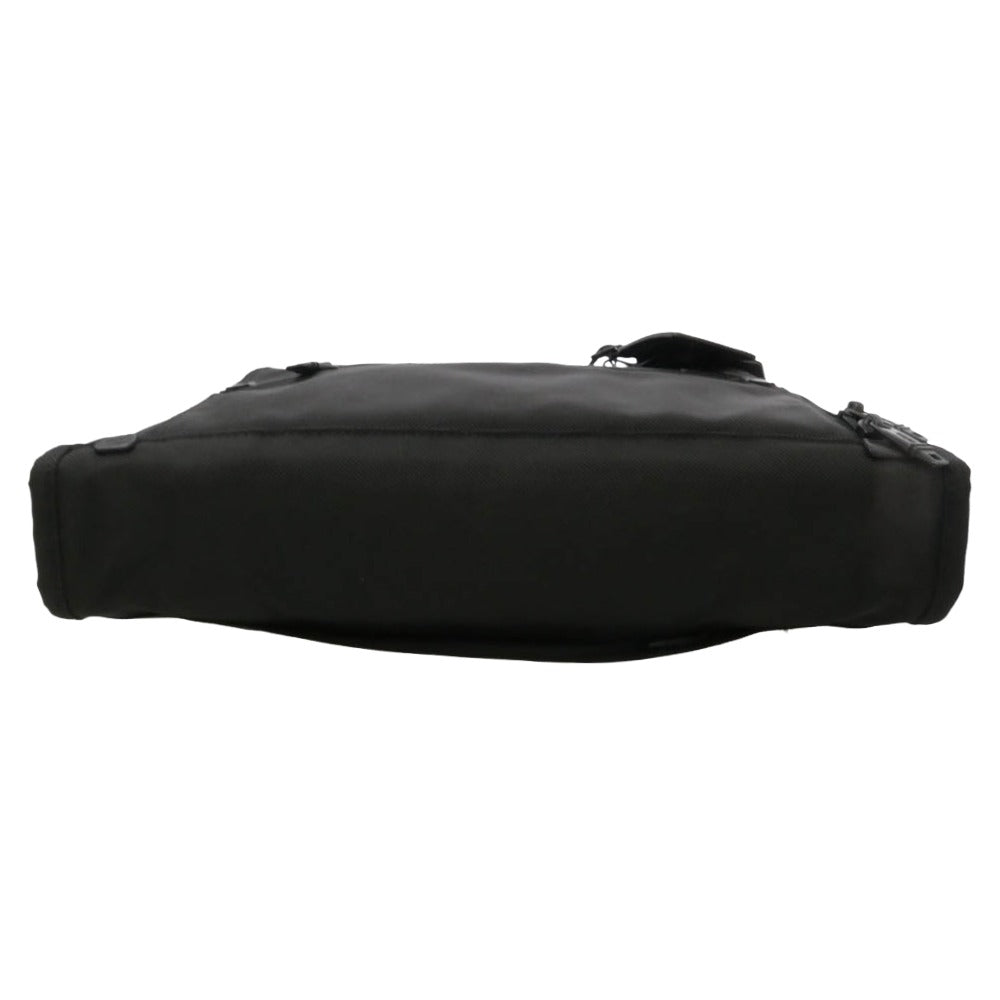 TUMI トゥミ 26110DH ALPHA Slim Deluxe Portfolio 2WAY ショルダーストラップ付き ブリーフケース ビジネス バッグ ブラック系【中古】