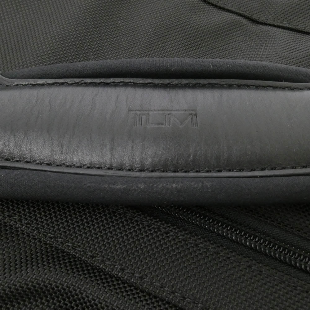 TUMI トゥミ 26110DH ALPHA Slim Deluxe Portfolio 2WAY ショルダーストラップ付き ブリーフケース ビジネス バッグ ブラック系【中古】