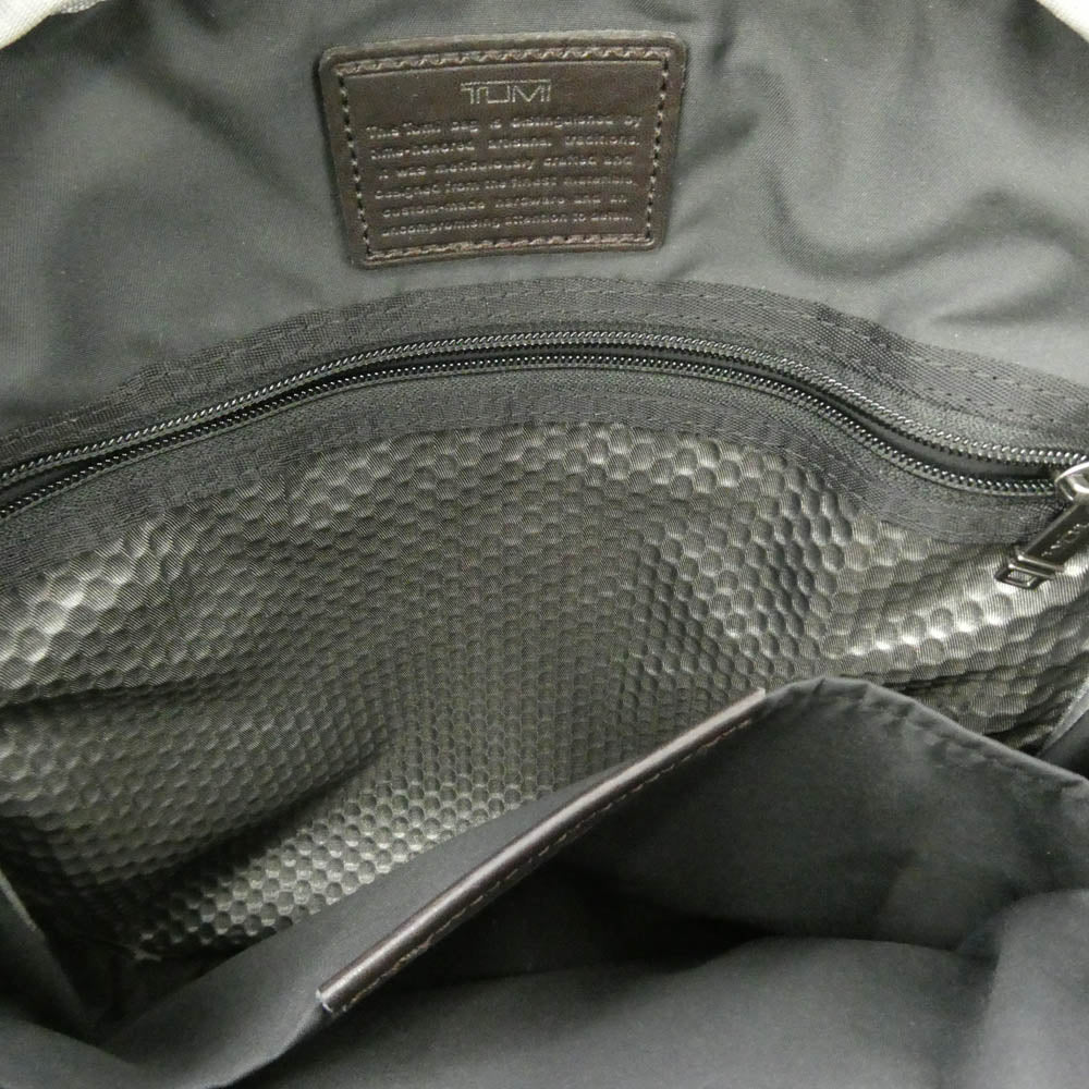 TUMI トゥミ 222304AT2 ALPHA BRAVO Annapolis Zip Flap ショルダー バッグ グレー系 ブラウン系【中古】