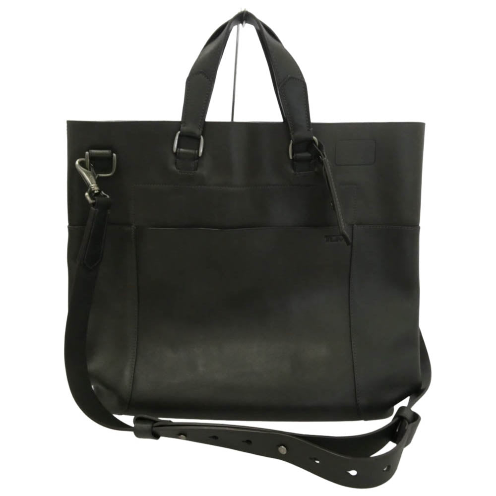 TUMI トゥミ 68323AS 2WAY レザー トート バッグ KADEN Winsen Slim Tote ブラウン系【中古】