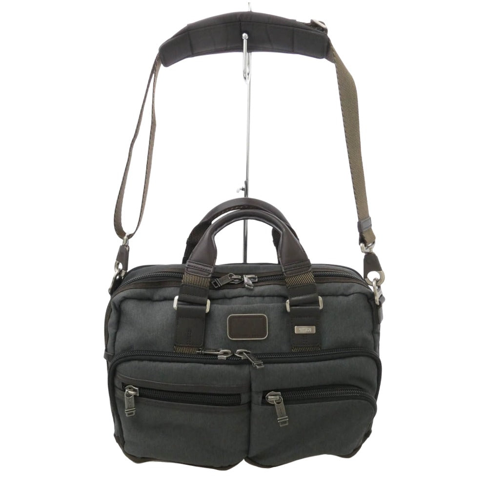 TUMI トゥミ 222640AT2 ALPHA BRAVO Andersen Slim Commuter Brief アンダーセン スリム コミューター ブリーフケース ビジネスバッグ グレー系【中古】