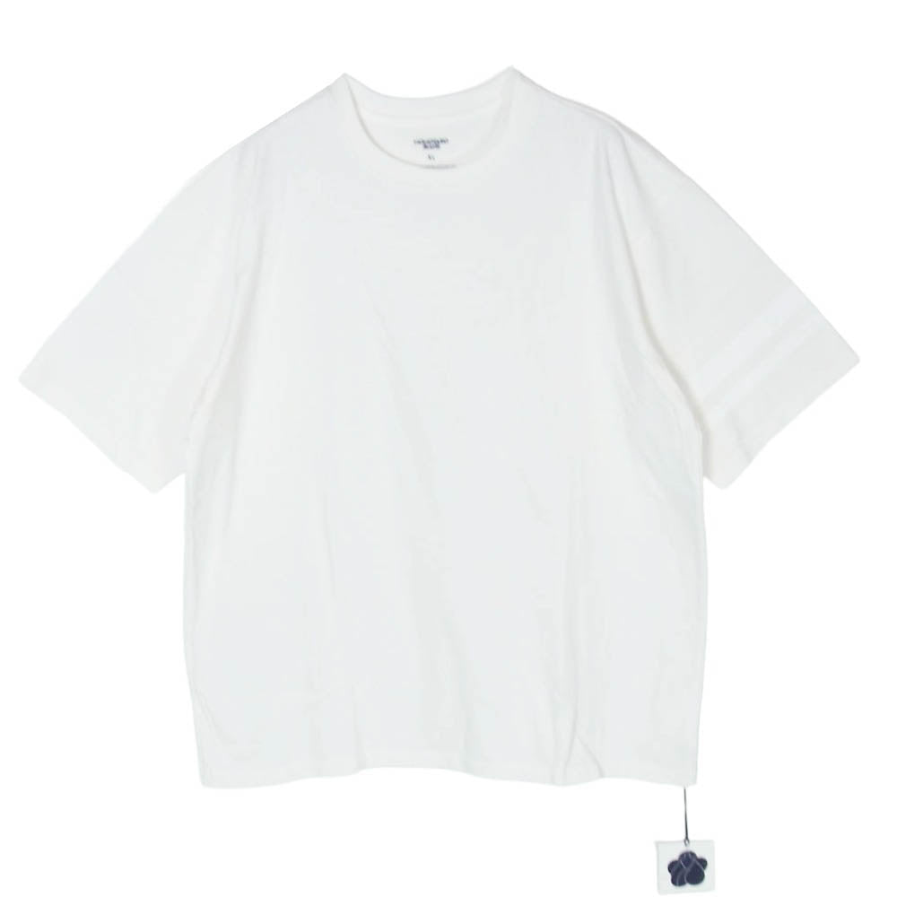MOMOTARO JEANS 桃太郎ジーンズ MXTS1035 HEAVY OUNCE S/S TEE ジンバブエコットン 半袖 Tシャツ ホワイト系 XL【極上美品】【中古】