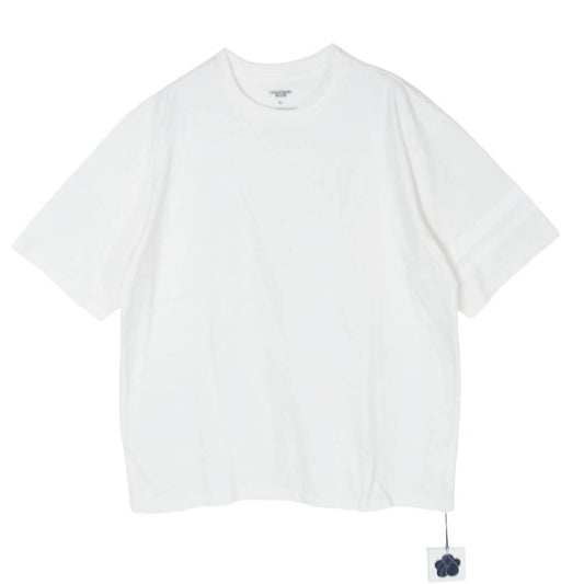 MOMOTARO JEANS 桃太郎ジーンズ MXTS1035 HEAVY OUNCE S/S TEE ジンバブエコットン 半袖 Tシャツ ホワイト系 XL【極上美品】【中古】